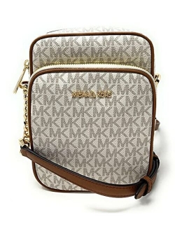 Jet Set Travel Signature PVC Medium Logo Chain Crossbody Flight Bag