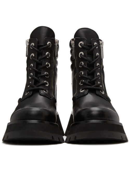 3.1 Phillip Lim Black Double Zip Kate Boots