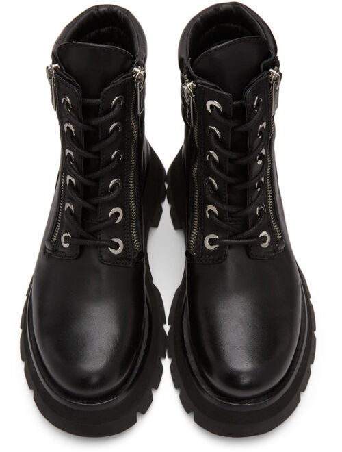 3.1 Phillip Lim Black Double Zip Kate Boots