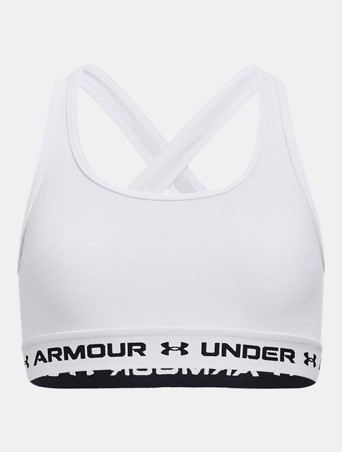 Under Armour Girls' UA Crossback Sports Bra