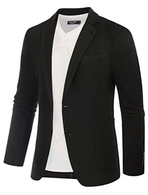 Pj Paul Jones Men's Casual Knit Blazer Suit Jackets Two Button Lightweight Unlined Sport Coat