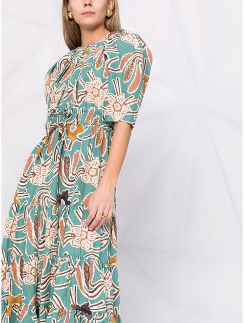 Ulla Johnson Zeenat floral-print midi dress