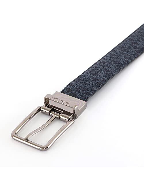 Michael Kors Men's Cut to Fit Reversible PVC Leather Dress Belt