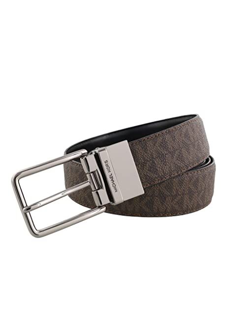 Michael Kors Men's Cut to Fit Reversible PVC Leather Dress Belt