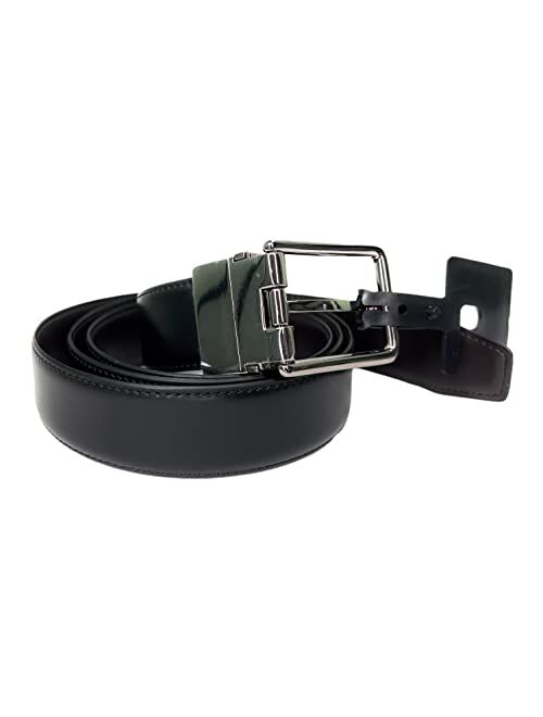 Michael Kors Men's Cut to Fit Reversible PVC Leather Dress Belt