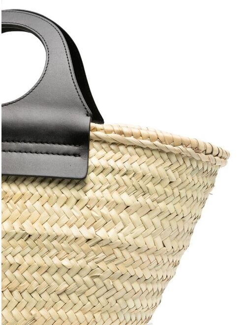 Hereu woven-straw tote bag