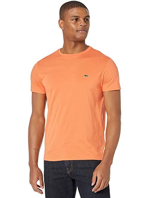 Lacoste Short Sleeve Pima Crew Neck Tee