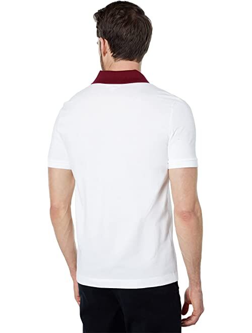 Lacoste Short Sleeve Graphic Croc On Left Chest Polo