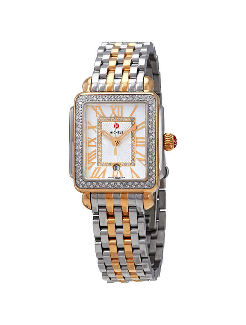 Michele Deco Madison Diamond White Dial Ladies Watch MWW06G000002