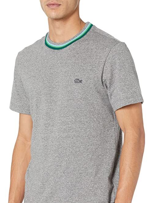 Lacoste Short Sleeve Semi Fancy Multicolor Collar