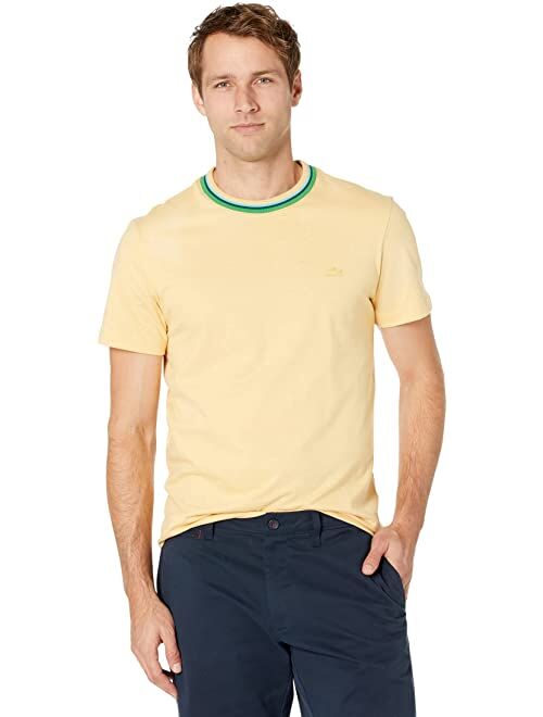 Lacoste Short Sleeve Semi Fancy Multicolor Collar