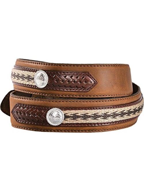 Tony Lama Men's Duke Leather Belt Aged Bark 36