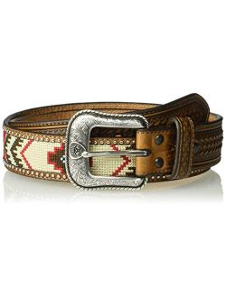 Men's Arrow Billet Ribbon Western Center Belt