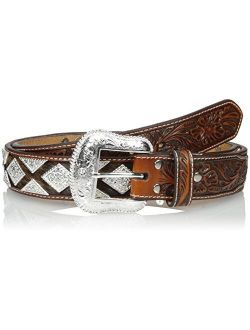 Nocona Belt Co. Nocona Men's Pro Metal Shield Bling Western Belt