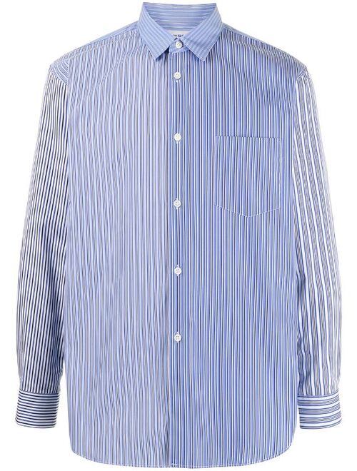 Comme Des Garçons Shirt mix striped shirt