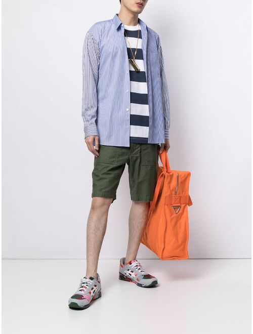 Comme Des Garçons Shirt mix striped shirt