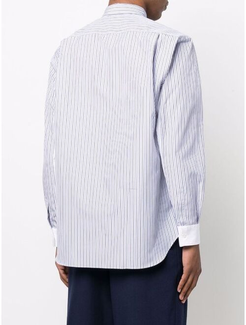 Comme Des Garçons Shirt striped cotton shirt