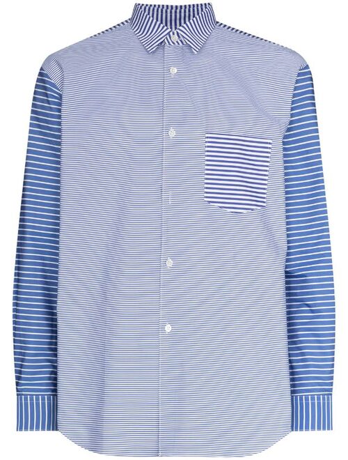 Comme Des Garçons Shirt multi-stripe long-sleeve shirt