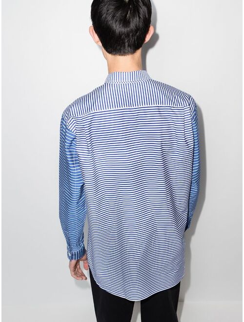 Comme Des Garçons Shirt multi-stripe long-sleeve shirt