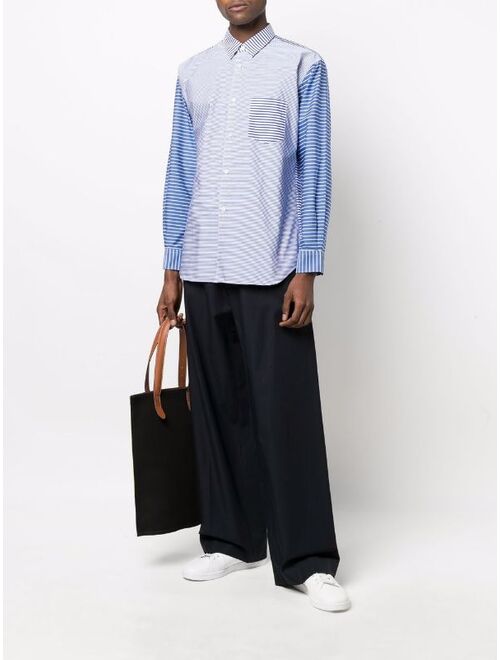 Comme Des Garçons Shirt stripe print cotton shirt