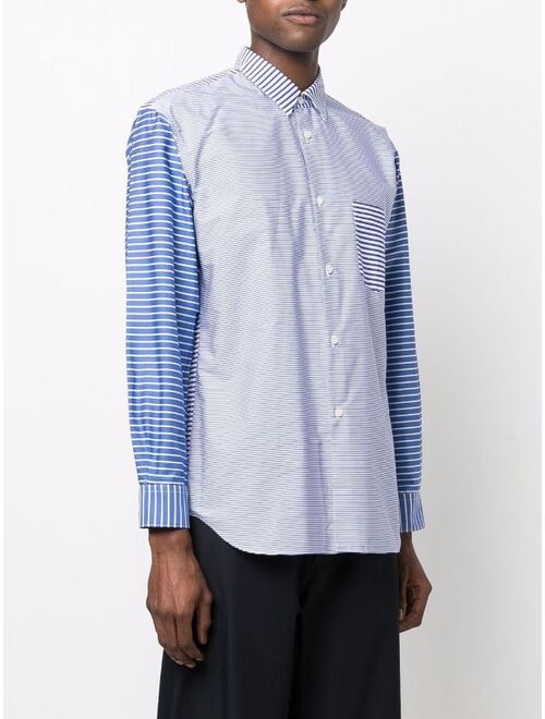 Comme Des Garçons Shirt stripe print cotton shirt