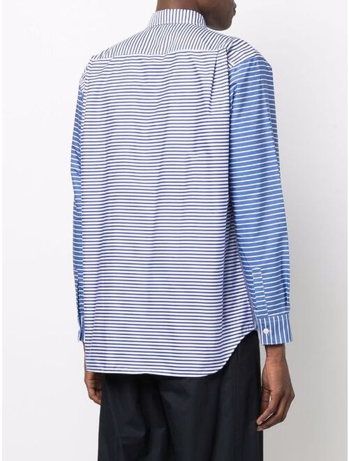 Comme Des Garçons Shirt stripe print cotton shirt