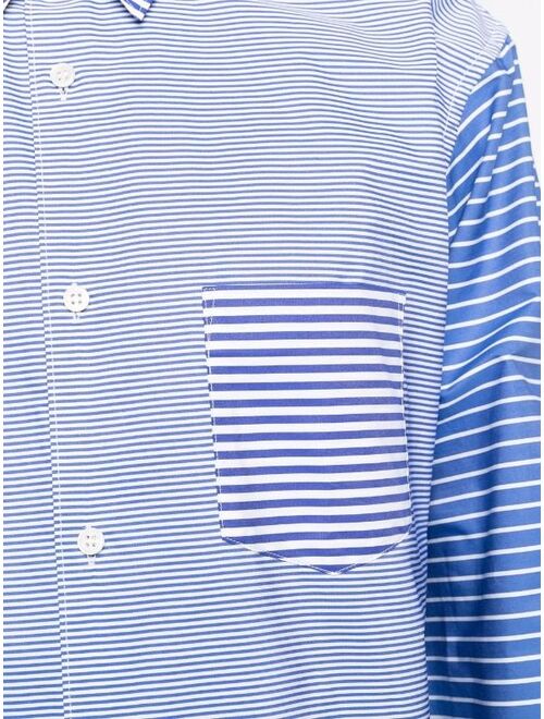 Comme Des Garçons Shirt stripe print cotton shirt