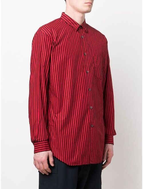 Comme Des Garçons Shirt striped long-sleeve shirt