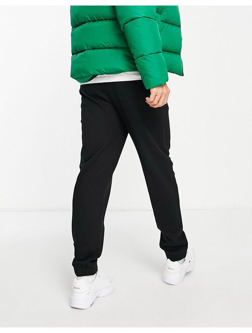 Lacoste graphics logo sweatpants in black