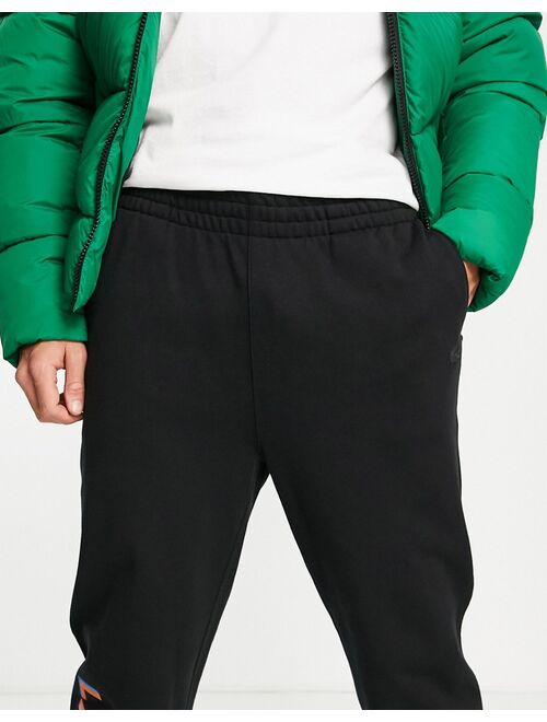 Lacoste graphics logo sweatpants in black