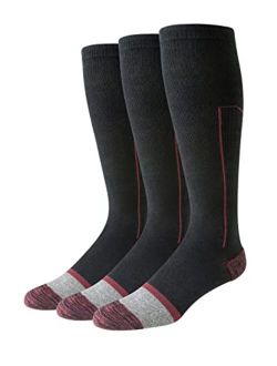 Men's 3-Pack Graduated Compression Over The Calf Cotton Socks