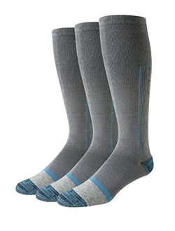 Men's 3-Pack Graduated Compression Over The Calf Cotton Socks