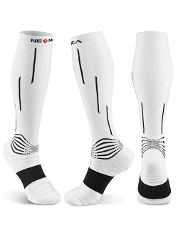 NEENCA Compression Socks, Medical Athletic Calf Socks for Injury Recovery & Pain Relief, Sports Protection—1 Pair, 20-30 mmhg