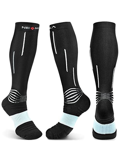 NEENCA Compression Socks, Medical Athletic Calf Socks for Injury Recovery & Pain Relief, Sports Protection—1 Pair, 20-30 mmhg