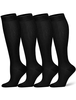 Biqu Compression Socks for Women and Men - Best Athletic,Circulation & Recovery