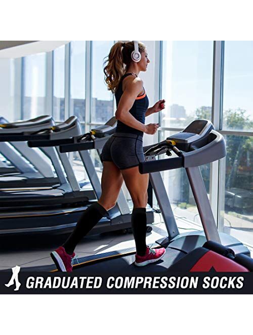 Biqu Compression Socks for Women and Men - Best Athletic,Circulation & Recovery