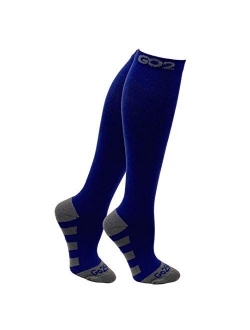 Go2Socks Compression Socks for Men Women Nurses Runners 20-30mmHg Medical Stocking Athletic