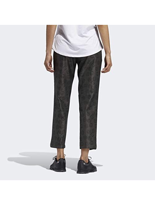 adidas Women's Printed Pull-on Golf Ankle Pant