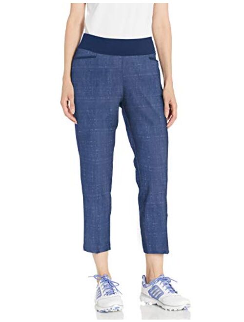 adidas Women's Printed Pull-on Golf Ankle Pant