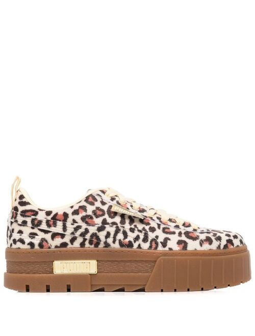 PUMA Mayze Leopard Animal Print sneakers