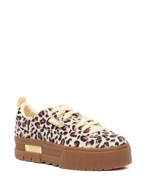 PUMA Mayze Leopard Animal Print sneakers