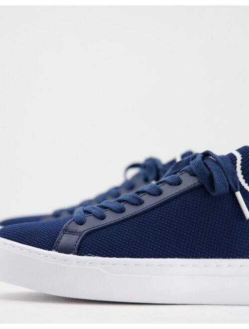 Lacoste la piquee sneakers in navy blue