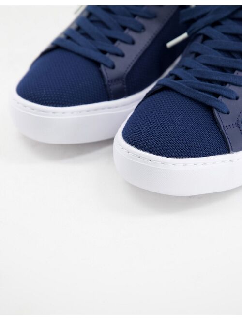 Lacoste la piquee sneakers in navy blue