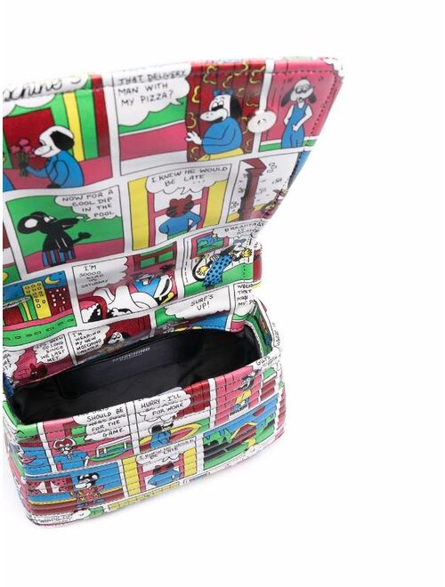 Moschino comic-print tote bag