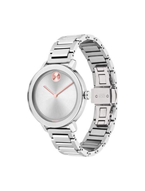 Movado Bold Evolution Women's Quartz Stainless Steel Case and Bracelet (Model: 3600647)