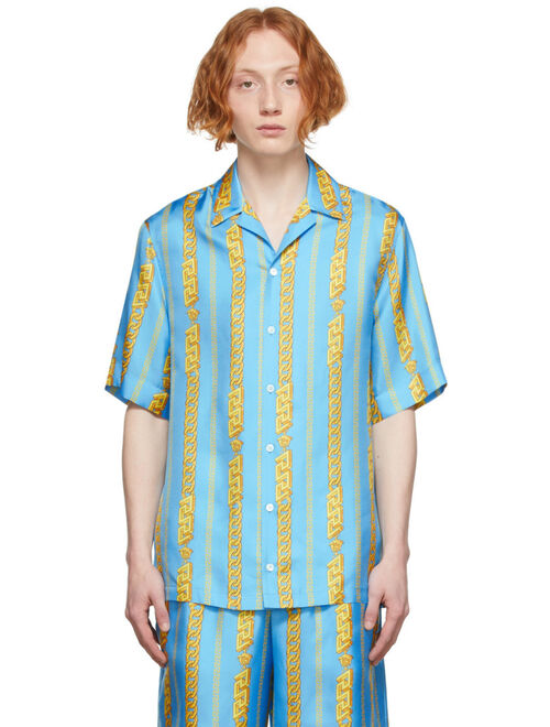 Versace Blue Chain Shirt