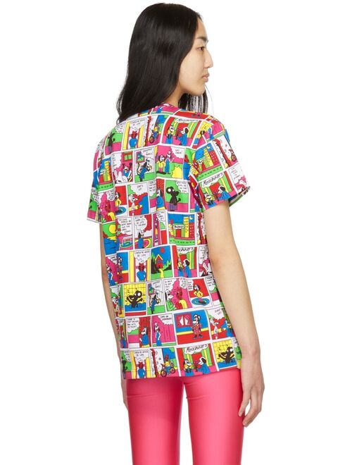 Moschino Multicolor Organic Cotton T-Shirt