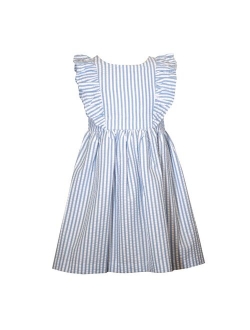 Girls 4-6x Bonnie Jean Seersucker Pinafore Dress