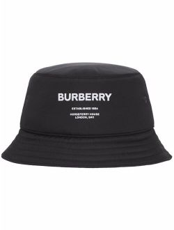 Horseferry print bucket hat