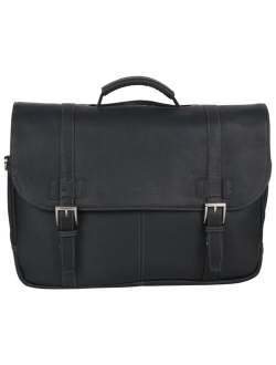 Colombian Leather Flapover 15.6 Laptop Bag